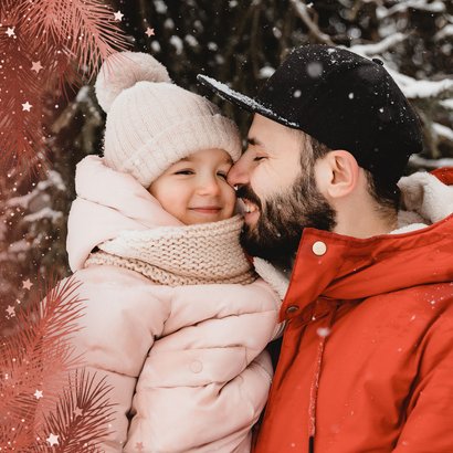 Weihnachtsgrüße 'Happy Holidays' mit eigenem Foto 2