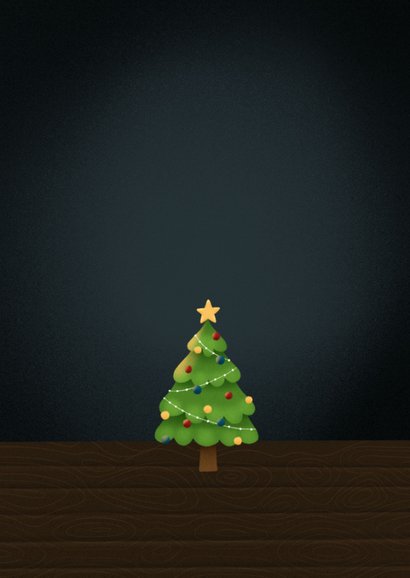 Weihnachtsgrüße Weihnachtsmann 'Merry Christmas' Rückseite