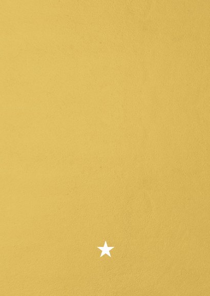 Weihnachtsgrußkarte Foto 'Merry Christmas' Rückseite