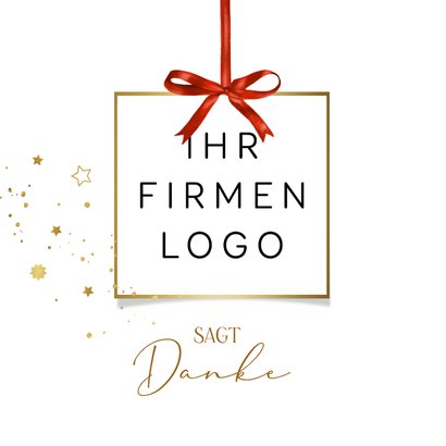 Weihnachtsgrußkarte geschäftlich Auto im Schnee 2