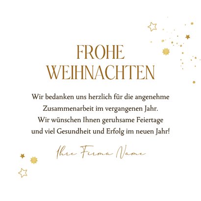 Weihnachtsgrußkarte geschäftlich Auto im Schnee 3