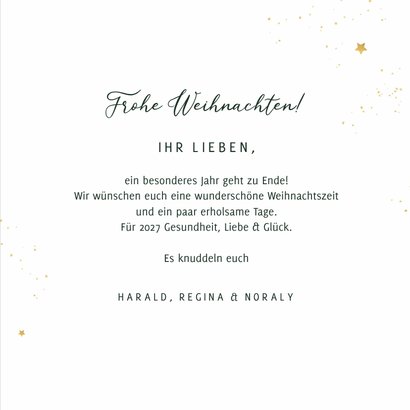 Weihnachtsgrußkarte Weihnachtskugel 'Merry Christmas' 3