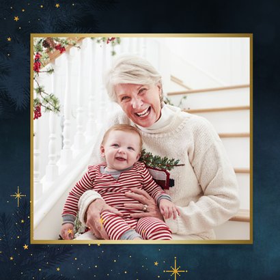 Weihnachtskarte 2 weiße Tauben 'Liebe & Frieden' 2