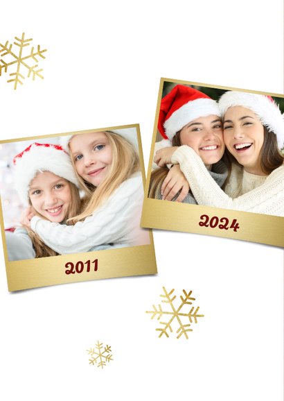 Weihnachtskarte 'Alles ändert sich' Fotocollage 2