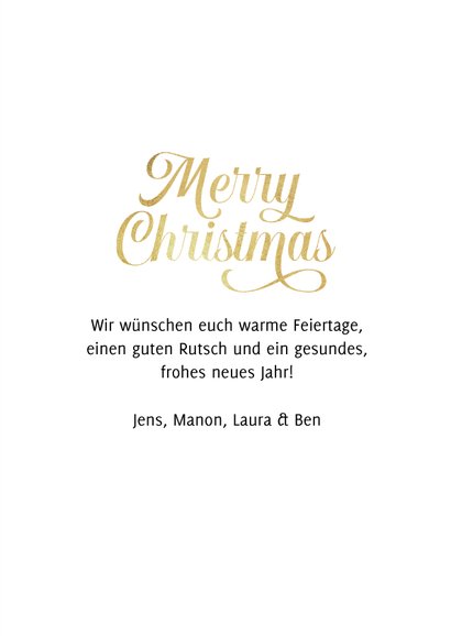 Weihnachtskarte Bilderreihe und rote Beeren 3