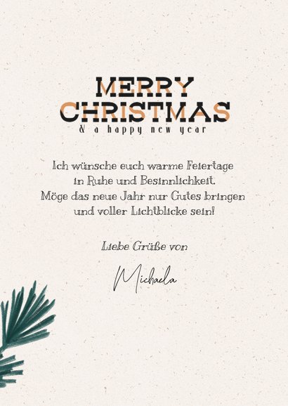 Weihnachtskarte bunte Geschenke 3