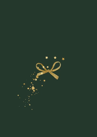 Weihnachtskarte 'Dein Weihnachtsmann' Rückseite