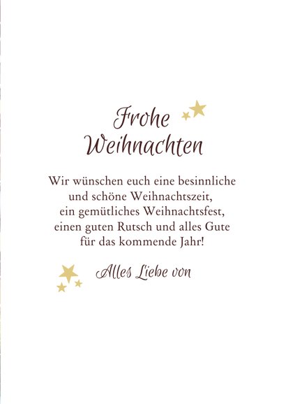 Weihnachtskarte Fachwerkhäuser 3
