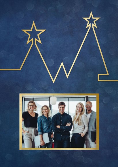 Weihnachtskarte Firma 2027 Trendlinie 2