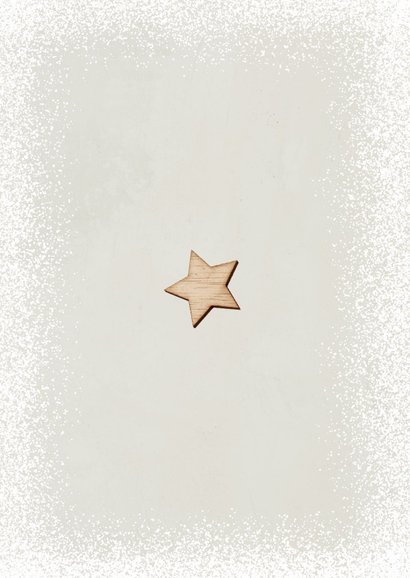 Weihnachtskarte Firma Holz-Weihnachtsbaum Rückseite