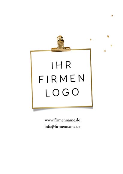Weihnachtskarte Firma Weihnachtsbaum Schleifen 2