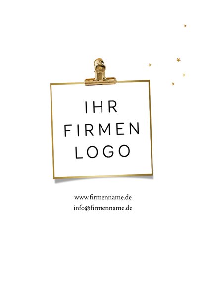 Weihnachtskarte Firma Weihnachtsbaum Schleifen 2