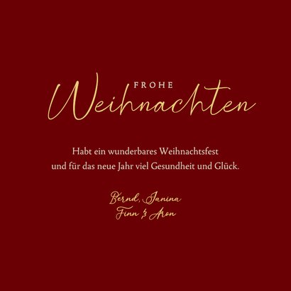 Weihnachtskarte Foto in Weihnachtskranz 3