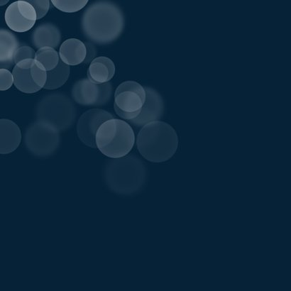 Weihnachtskarte Fotocollage kursiv dunkelblau Lichtpunkte Rückseite