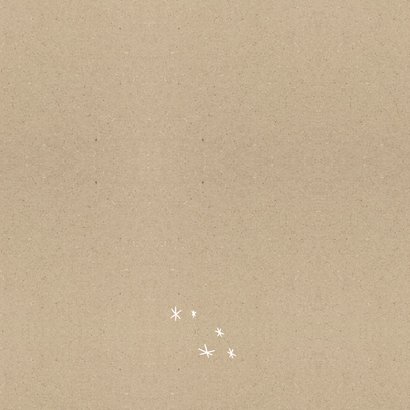 Weihnachtskarte Fotoreihe Kraftpapierlook Rückseite