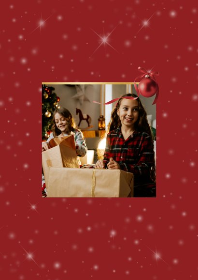 Weihnachtskarte Fotoserie 'Frohes Fest' 2