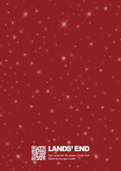 Weihnachtskarte Fotoserie 'Frohes Fest' Rückseite