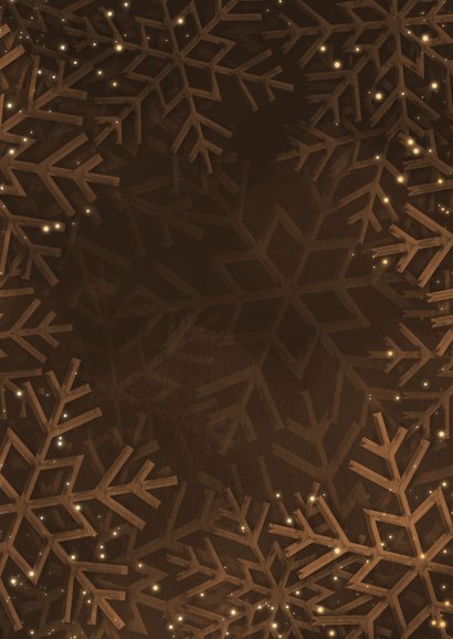 Weihnachtskarte Goldstaub Foto in Weihnachtskugel Rückseite