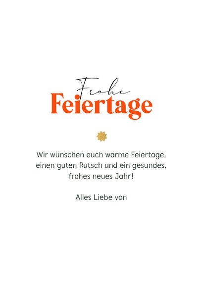 Weihnachtskarte Katze mit Weihnachtsbaum 3