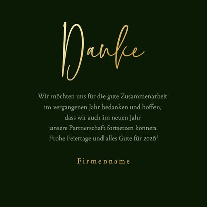 Weihnachtskarte mit Geschäftslogo Tannenwald 3