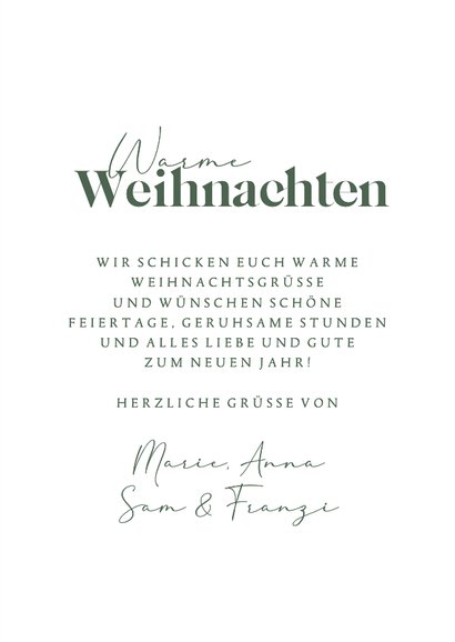 Weihnachtskarte mit Weihnachtsdorf 3
