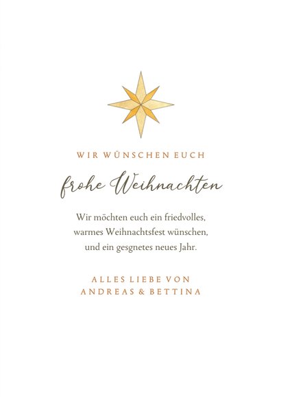 Weihnachtskarte mit Weihnachtskrippe 3