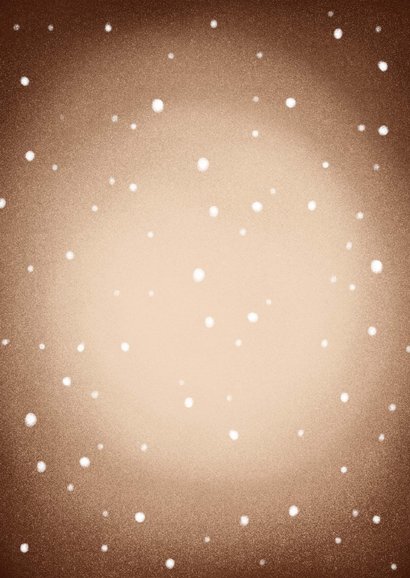 Weihnachtskarte Rentier mit Mütze und Lichterkette Geweih Rückseite