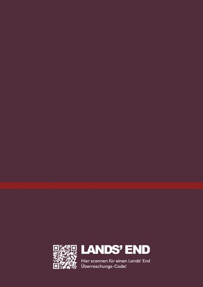 Weihnachtskarte rote Schleife auf Lila 'Frohe Feiertage' Rückseite