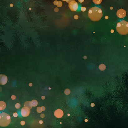 Weihnachtskarte Vielen Dank edler Schriftzug Logo Rückseite