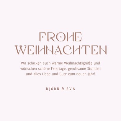 Weihnachtskarte Vogel auf Zweig 3