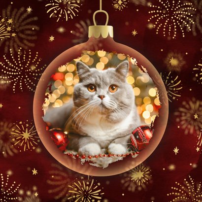 Weihnachtskarte Für Opa – Klassische Karte Mit Glitzer & Herzlichem Text, Inkl. Umschlag
