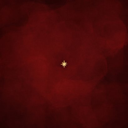 Weihnachtskarte Weihnachtskugel klassische Schreibschrift Rückseite