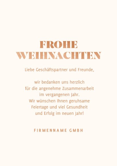 Weihnachtskarte Weihnachtskugel mit Jahreszahl 3