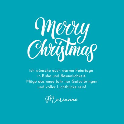 Weihnachtskarte Weihnachtswichtel mit rosa Mütze 3