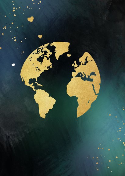 Weihnachtskarte Weltkugel SOS Kinderdörfer 2