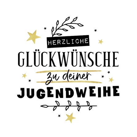 Jugendweihe Glückwunschkarten Send a Smile