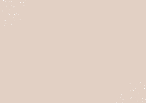 Danksagung zur Kommunion beige Sechsecke & Fotos Rückseite