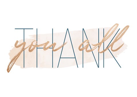 Dankeskarte Hochzeitstag Thank you all 2