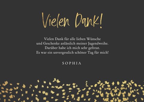 Dankeskarte Jugendweihe Fotocollage Send a Smile