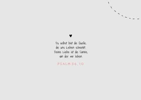 Danksagung zur Geburt Foto und Doodles rosa 2