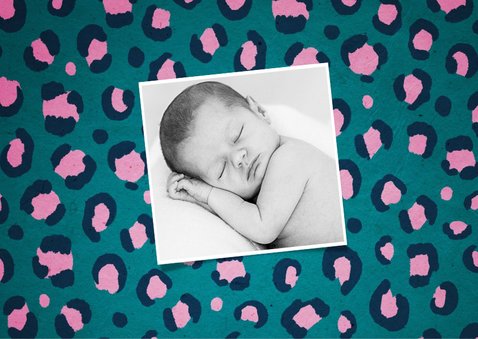 Danksagung zur Taufe Fotos Tierprint und Tiger 2