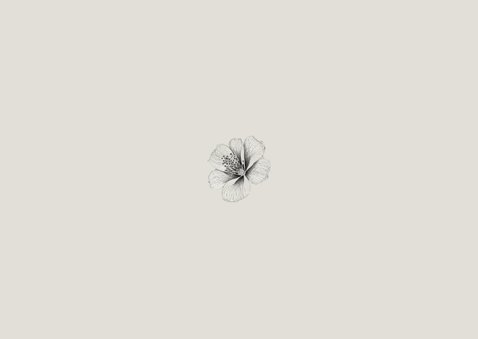 Edle Dankeskarte Hochzeit Vintage Blumen Rückseite