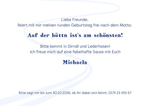 Einladung Après-Ski Feier mit Hand-Lettering 3