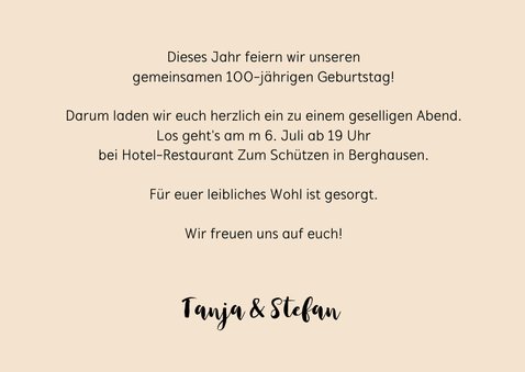 Einladung Gemeinsam Gut aussehen 100 3