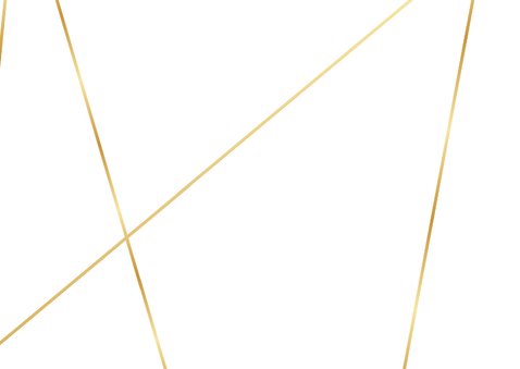 Einladung Hochzeit Foto Linienspiel gold Rückseite
