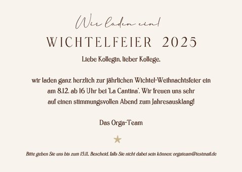 Einladung Wichtelfeier Firma 3 Wichtel 3