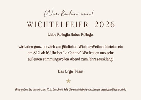 Einladung Wichtelfeier Firma 3 Wichtel 3