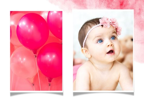 Einladung zum 1. Geburtstag Flamingo 2