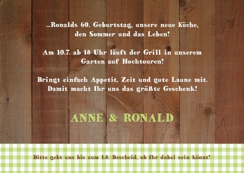 Einladung zum Gartenfest ländlich 3