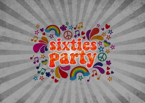 Einladung zum Geburtstag 'Sixties Party' 2
